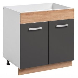 Nowość. szafka ava 80 cm grafit & dąb artisan w super cenie