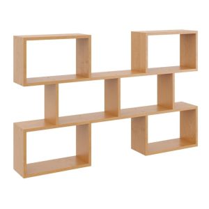 Nowość. regał ścienny olcha mat 127x18x80 cm w super cenie