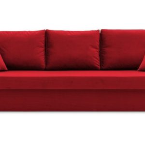 Nowość: kanapa paul 2 pro z funkcją spania, czerwona, super cena
