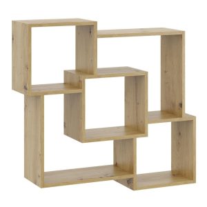 Nowość. półka dekoracyjna hanna 98x18x90 dąb artisan super cena