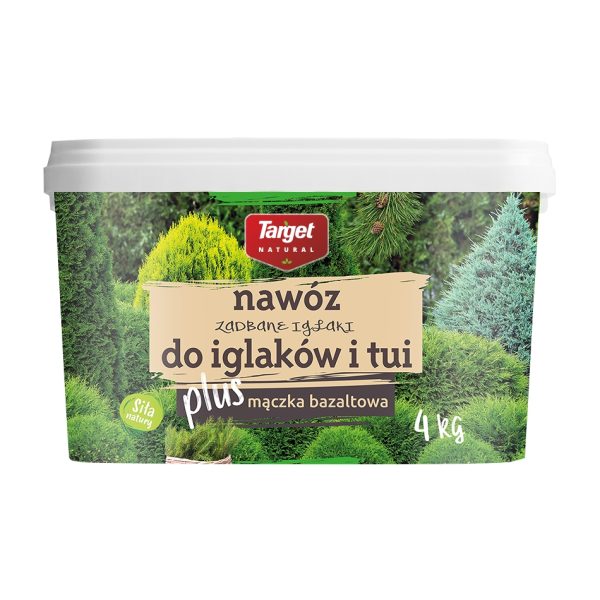 Nawóz Do Iglaków i Tui – Z Mączką Bazaltową – 4 kg Target