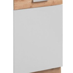 Nowość. front do zmywarki ava 45x81 cm biały/dąb artisan super cena