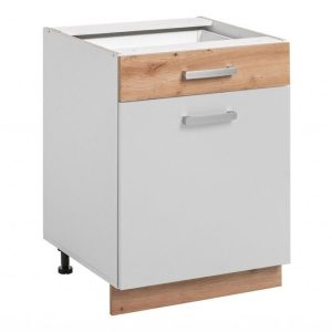 Nowość. szafka kuchni ava 60 cm biały/dąb artisan w super cenie