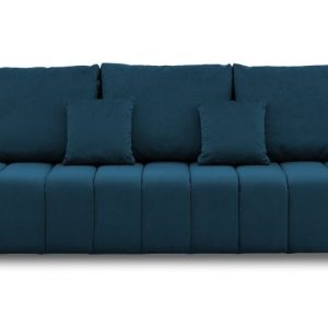 Modena nowość: kanapa z funkcją spania morska 227x95x85 cm super cena