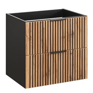 Nowość. szafka wisząca xilo 60 cm czarny/dąb wotan w super cenie