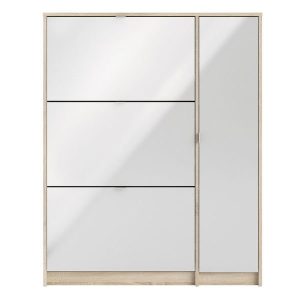 Nowość. szafka roma 99 cm 4-drzwiowa dąb sonoma/biała super cena