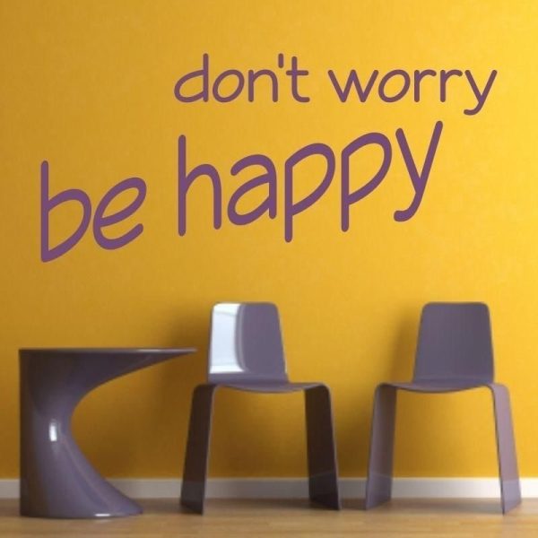 Don't worry be happy 1735 szablon malarski