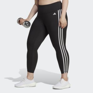 Nowość. hitowa cena: legginsy plus size 7/8 high waist 3-stripes