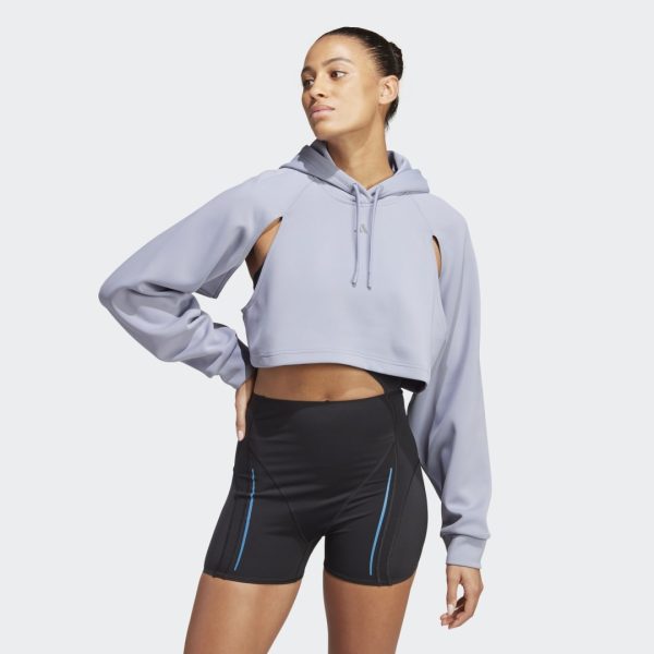 HIIT AEROREADY Crop Training Hoodie