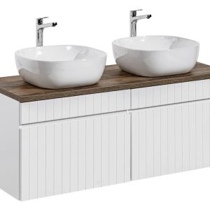 Nowość. szafka z umywalką iconic 60 cm, biały mat - super cena