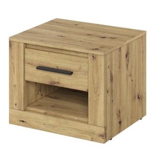 Nowość. szafka nocna arti z szufladą i wnęką dąb artisan w super cenie