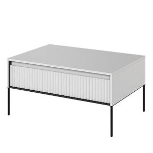 Nowość. stolik kawowy trend tr-09 100x70x50 cm biały w super cenie