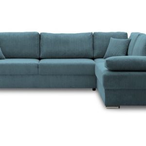 Nowość. błękitny narożnik festina z funkcją spania w super cenie