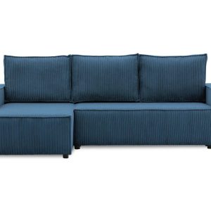 Nowość. narożnik lucca sztruksowy z funkcją spania w super cenie