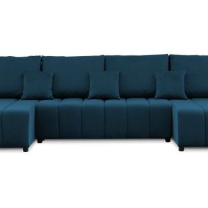 Modena u narożnik z funkcją spania morski nowość w super cenie