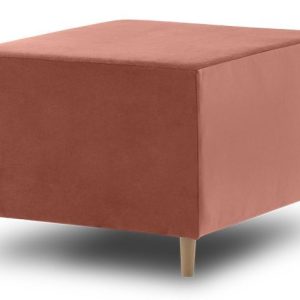 Nowość. pufa tapicerowana fireze kronos 64x55x42 cm różowa – super cena