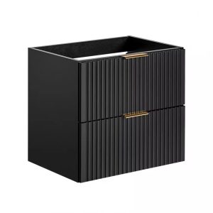 Nowość. szafka łazienkowa adel 60 cm czarna mat – super cena