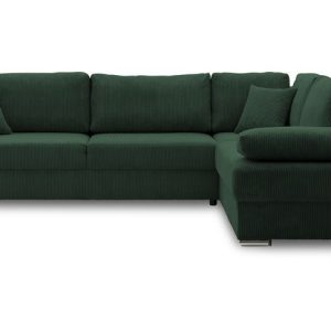 Nowość. narożnik festina z funkcją spania, butelkowa zieleń, super cena