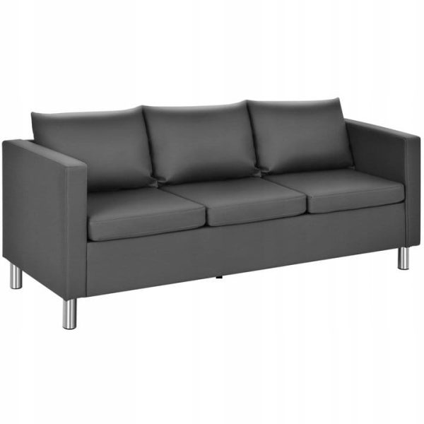 Kanapa sofa 3-osobowa skórzana