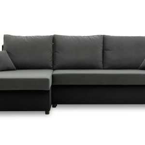 Nowość. narożnik paul 1 pro czarny 240x138 super cena