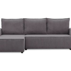 Nowość. sztruksowy narożnik lucca z funkcją spania w super cenie