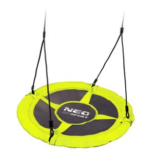 Huśtawka ogrodowa swingo xxl 95 cm żółta – nowość w super cenie