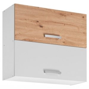 Nowość. szafka ava 80 cm w kolorze biały/dąb artisan — super cena