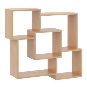 Nowość. dekoracyjna półka hanna buk 98x18x90 cm w super cenie