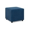 Nowość. pufa neo poso 51x51x40 cm granatowa w super cenie
