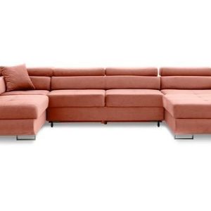 Nowość. różowy narożnik rigatto ii pro 346x206 w super cenie