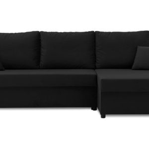 Nowość. narożnik paul 2 pro czarny 240x138 super cena