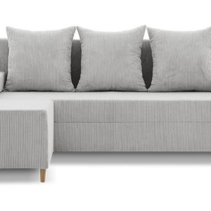 Nowość. kanapa 3w1 fireze poso z pufą w super cenie, jasny szary