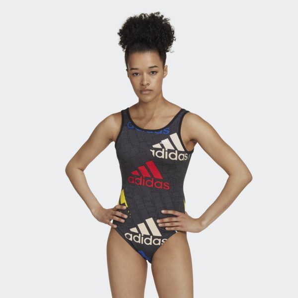 Essentials Multi-Colored Logo Bodysuit