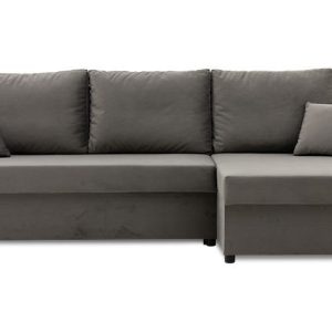 Nowość. Narożnik paul 2 pro prawy 240x138 cm jasny szary super cena