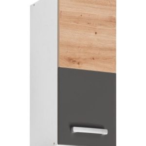 Nowość. szafka wisząca ava 30x30x72 grafit/dąb artisan w super cenie