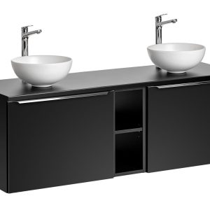 Nowość. szafka z umywalką santa fe 140 cm czarna mat w super cenie