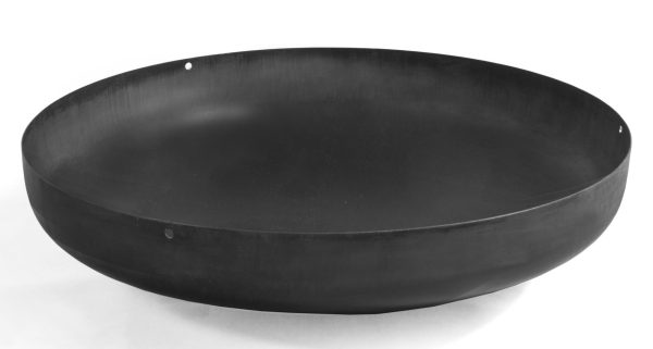 Wok ogrodowy, stalowy, 60 cm, czarny