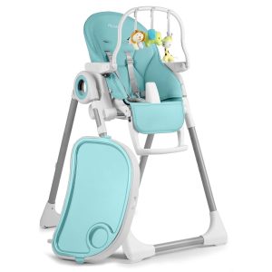 Nowość. super cena: krzesełko do karmienia belo 3w1 z pałąkiem, niebieskie