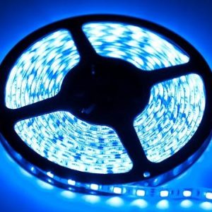 Nowość. niebieska taśma led 5m 150d wodoodporna – super cena