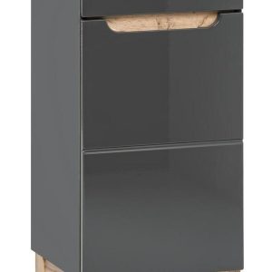 Nowość. super cena: półsłupek bali 86 cm grafit połysk do łazienki