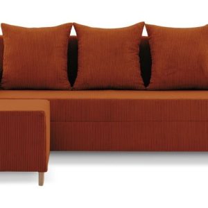 Nowość. kanapa 3w1 fireze poso z pufą, miedziana, super cena