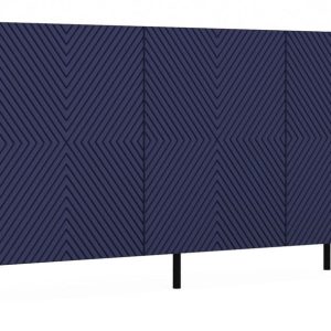 Nowość. komoda kama 3d dąb artisan/granatowy 150 cm – super cena