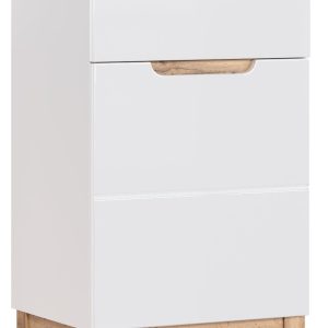 Nowość. szafka łazienkowa bali 50 cm biała połysk w super cenie