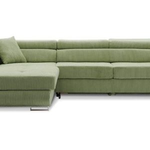 Kanapa narożna rigatto vi pro poso lewa oliwkowa nowość super cena