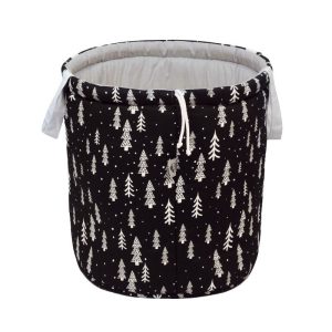 Nowość. super cena: pojemnik na zabawki 40x50 cm czarny lasek