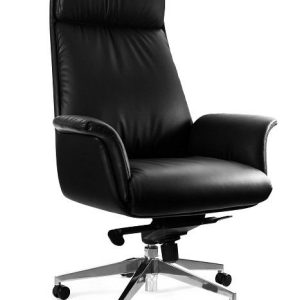 Nowość. fotel apus z czarnej ekoskóry w super cenie