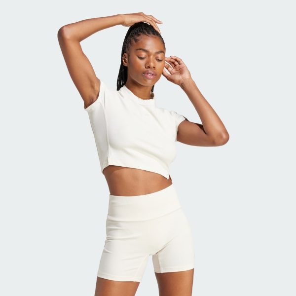 Koszulka Lounge Ribbed Crop