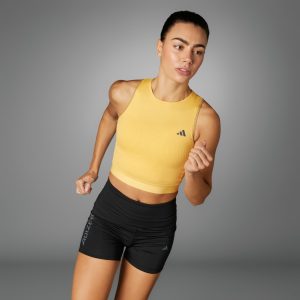 Nowość. adizero running crop tank w super cenie