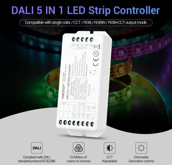 DL5 - Kontroler taśm LED DALI 5 IN 1