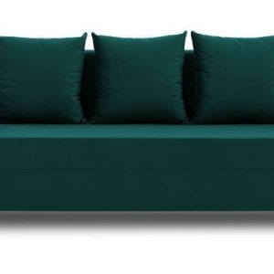 Nowość. kanapa rozkładana fireze poso 191x92, butelkowa zieleń – super cena